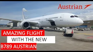 TRIP REPORT | First Time on Austrian B787 | Frankfurt to Vienna | Austrian B787 ECONOMY CLASS