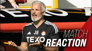 The manager's reaction to today's 5-0 win at Pittodrie