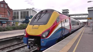 An hour at Loughborough station (inc. CrossCountry diverts) 20/08/17