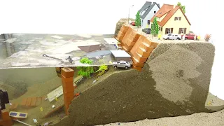 Town On A Dam Collapse - Dam Breach Experiment