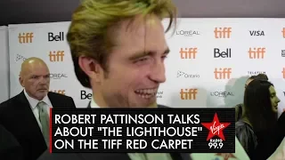 Robert Pattinson Talks About "The Lighthouse" on the TIFF Red Carpet