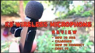 K-8 Wireless Microphone Review | How To Use | China Set | Technical Creator