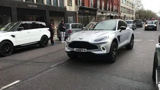 Aston Martin DBX Sound & Acceleration On The Street | Supercars In London 2022 | Car Spotting | SIL