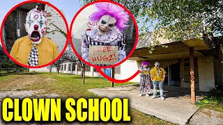 IF YOU EVER SEE A CLOWN SCHOOL DO NOT GO INSIDE IT! (CLOWN TEACHER AND STUDENT GIVE US DETENTION)