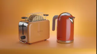 Kettle and Toaster Color Options 3D Animation