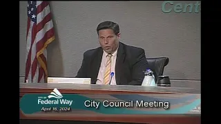 04/16/2024 Federal Way City Council - Regular Meeting