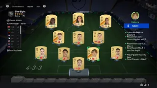 ELITE EIGHT SBC SOLUTION HYBRID NATIONS(CHEAP & NO LOYALTY) EAFC 24