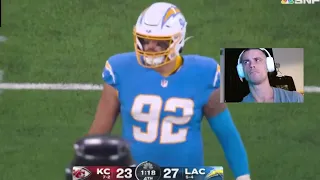 Chiefs Vs Chargers Game-Winning Drive | REACTION