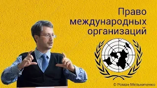 Право международных организаций (студия)