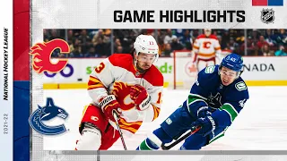 Flames @ Canucks 3/19 | NHL Highlights 2022