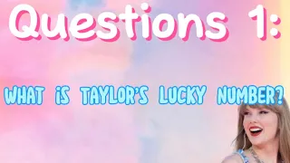 Taylor Swift quiz! 💖😝🎀🌸🦋