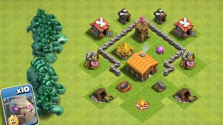 Golem Army vs Every Town Hall | Clash of Clans