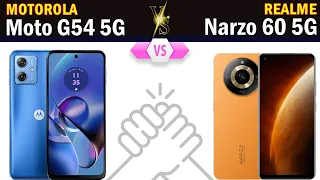 Moto G54 5G vs Realme Narzo 60 5G Full phone comparison