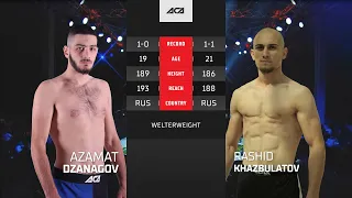 Азамат Дзагагов vs. Рашид Хасбулатов | Azamat Dzanagov vs. Rashid Khasbulatov  | ACA YE 42