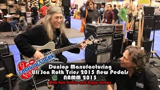 NAMM 2015: Uli Jon Roth Visits The Jim Dunlop Booth And Plays The New Pedals