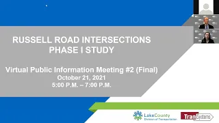 Russell Road Intersections Public Meeting, Oct. 21, 2021