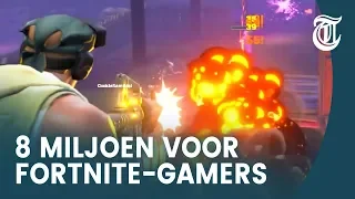 Fortnite-gamers cashen op nieuw toernooi