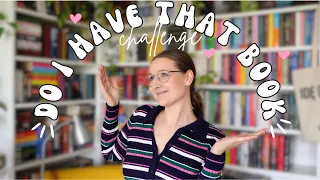 DO I HAVE THAT BOOK CHALLENGE (pl)