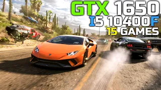 GTX 1650 + I5 10400f | Test In 15 Games