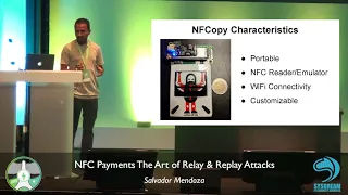 HIP8 - Talk 16 - NFC Payments The Art of Relay & Replay Attacks by Salvador Mendoza