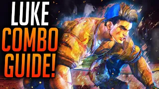 STREET FIGHTER 6 LUKE COMBOS! Starter Combo Guide