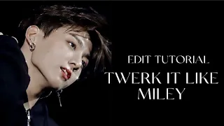 TWERK IT LIKE MILEY CAPCUT EDIT TUTORIAL