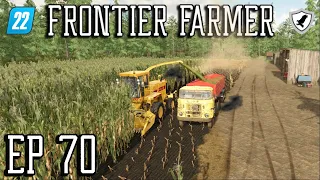 FRONTIER FORAGE | FRONTIER FARMER | FS22 Survival | Dark Forest Ep. 70