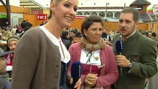 Wiesn Stimmung - im Garten des Armbrustschützenzelts