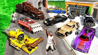 Collecting SECRET ZOMBIE VEHICLES in GTA 5!