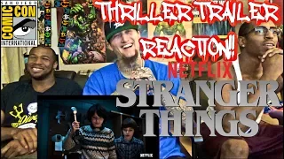 Stranger Things Season 2 Comic Con "Thriller" Trailer Reaction