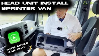 iNav Apple Car Play Head Unit Install - How To Upgrade Factory Mercedes Sprinter Van Head Unit