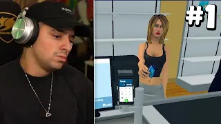 CORINGA jogando Supermarket Simulator ep 1