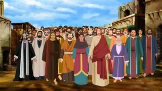 Bible stories for kids  - Jesus heals a paralytic at the Pool of Bethesda ( English Cartoon )