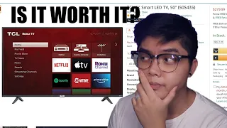 REVIEW TCL 50 INCH 4K SMART TV - ONLY 280?
