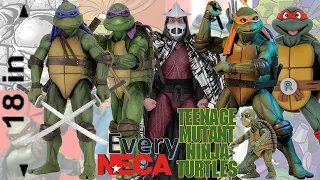 UPDATED: Every NECA TMNT 18 inch figure Comparison List Teenage Mutant Ninja Turtles