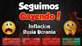 Reporte de Inflacion! CRASH BOLSA! Que Hacer? VENDEMOS Todo | Crisis Rusa y Ucrania se Intensifica!