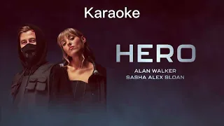 Karaoke | Hero - Alan Walker & Sasha Alex Sloan