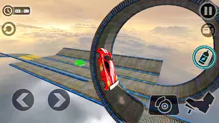 Impossible Stunt Car Tracks 3D New Red Vehicle Unlocked - Android GamePlay 2020