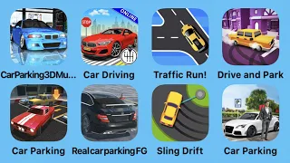 Car Parking 3D, Car Driving, Traffic Run and More Car Games iPad Gameplay