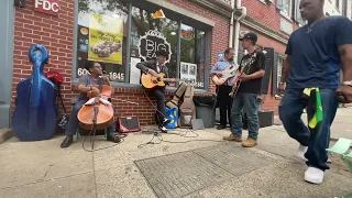 Acoustic cello funk in Downtown Trenton