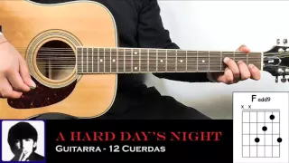 A HARD DAY'S NIGHT [Intro] - The Beatles - 12 Strings Guitar 🎸