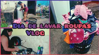 😊vlog do dia + lavei roupas👚🥻 dona de casa 🏠 em ação.