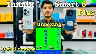 Infinix smart 8 plus unboxing and detail review