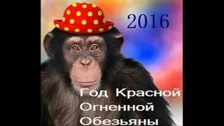 Поздравления с новым 2016 годом!!!Годом огненной обезьяны!!!