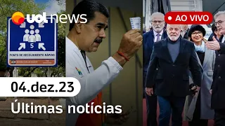 🔴 Lula tenta conter Maduro na crise com a Guiana; Ciro Gomes dá tapa em homem e + notícias ao vivo