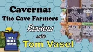 Caverna: the Cave Farmers Review - with Tom Vasel