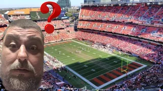 My Visit to Browns stadium!!