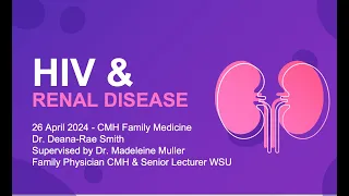 HIV and renal disease