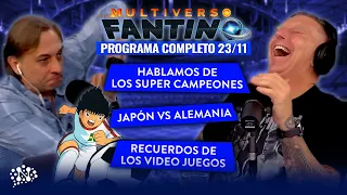 Japón vs Alemania, Super Campeones y Videojuegos en Multiverso Fantino - 23/11