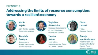 #BeyondGrowth - Addressing the limits of resource consumption: towards a resilient economy